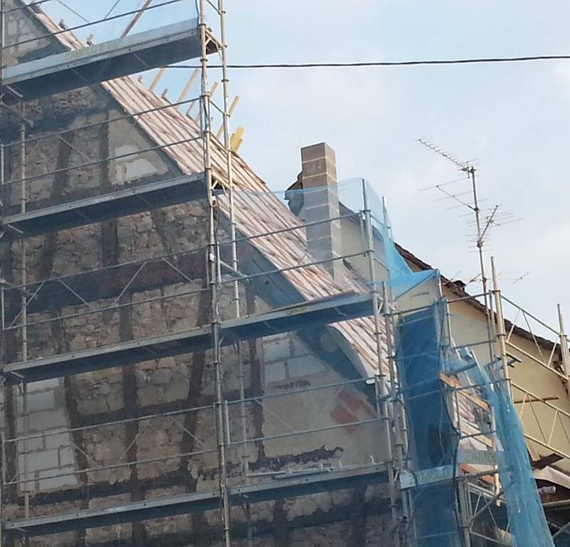 Chantier &agrave; Dambach Erstein 2