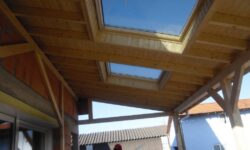 Toiture : Cr&eacute;ation d’un auvent sur une terrasse ! Lingolsheim 1