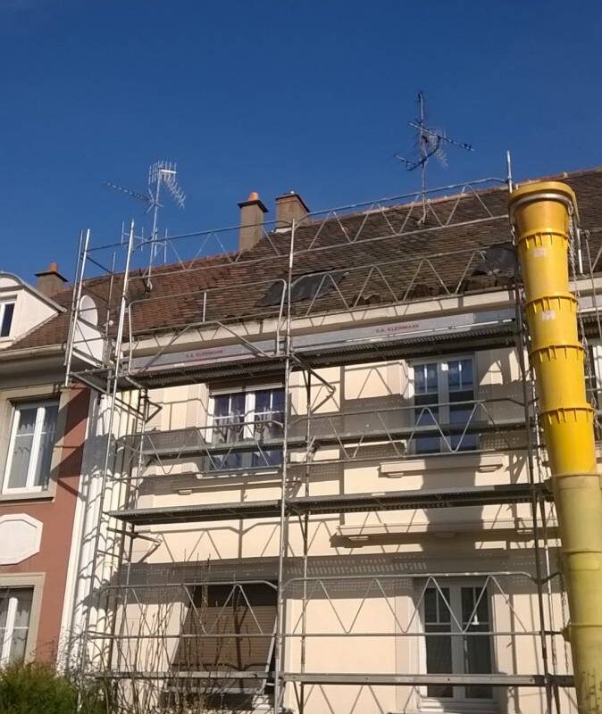 R&eacute;novation toiture &agrave; Strasbourg-Cronenbourg Bischheim 1