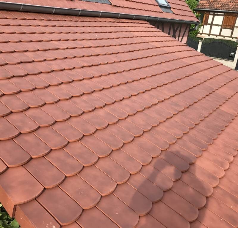 R&eacute;novation d’une toiture &agrave; Huttenheim. H&oelig;nheim 2