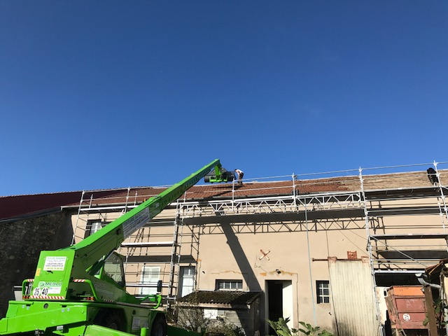 R&eacute;novation d’une toiture de 500 m&sup2; dans la Meuse. Ostwald