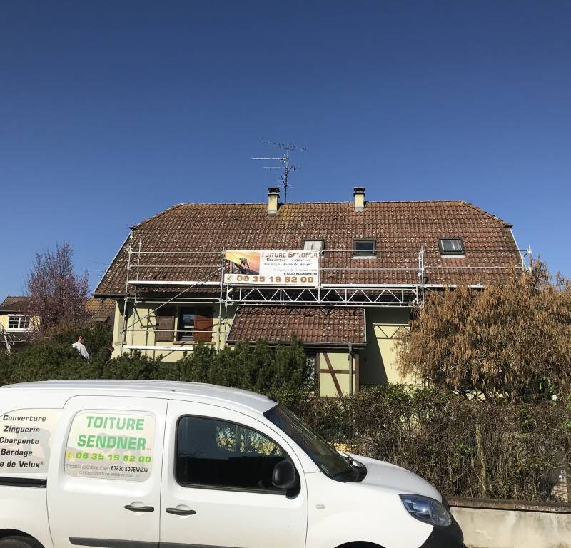 Isolation d’une toiture+ r&eacute;novation d’une lucarne. Bischheim 0