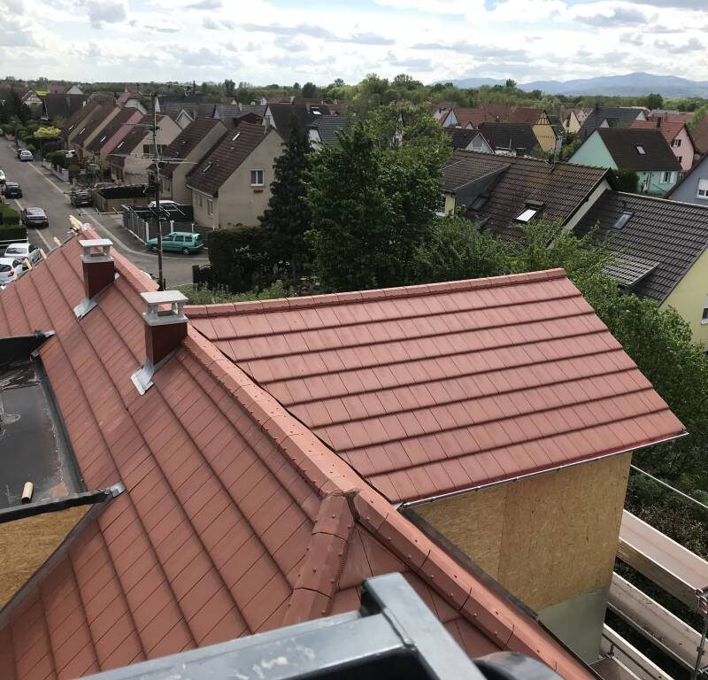 Isolation d’une toiture+ r&eacute;novation d’une lucarne. H&oelig;nheim 10