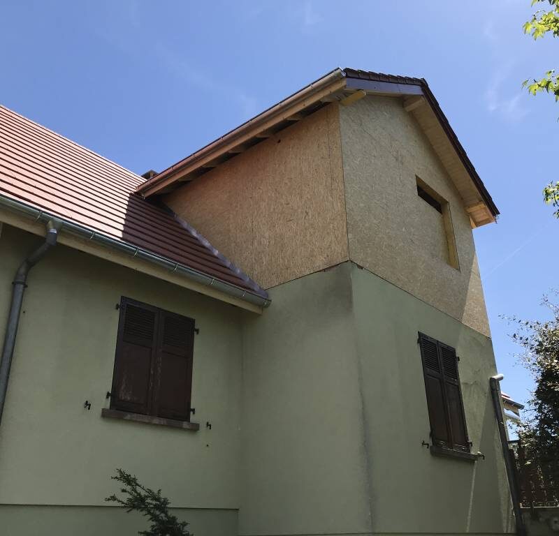Isolation d’une toiture+ r&eacute;novation d’une lucarne. Schiltigheim 15