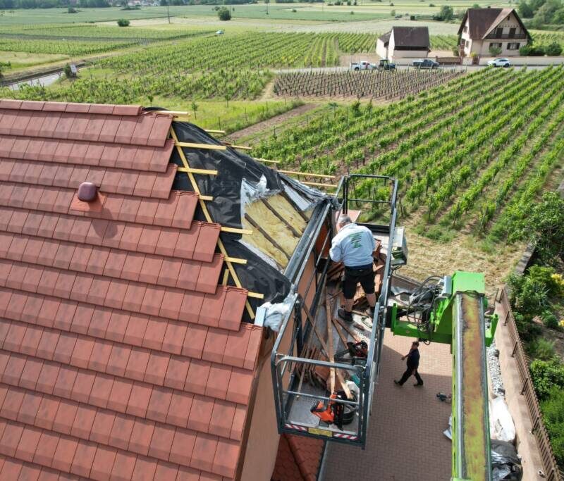 Nouvelle toiture &agrave; Dieffenthal! Molsheim 14
